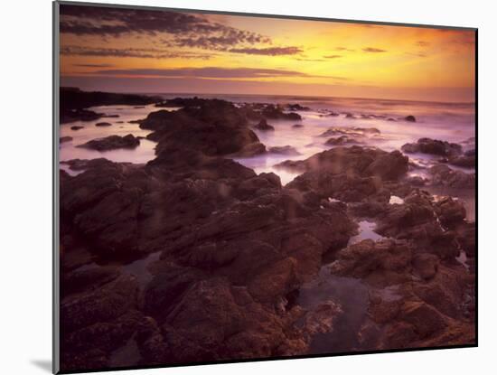 Sunrise over South Atlantic, Punta Del Este, Uruguay-Jerry Ginsberg-Mounted Photographic Print