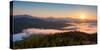 Sunrise over the Adirondack High Peaks from Goodnow Mountain, Adirondack Park, New York State, USA-null-Stretched Canvas