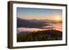 Sunrise over the Adirondack High Peaks from Goodnow Mountain, Adirondack Park, New York State, USA-null-Framed Photographic Print