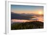 Sunrise over the Adirondack High Peaks from Goodnow Mountain, Adirondack Park, New York State, USA-null-Framed Photographic Print