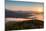 Sunrise over the Adirondack High Peaks from Goodnow Mountain, Adirondack Park, New York State, USA-null-Mounted Photographic Print