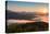 Sunrise over the Adirondack High Peaks from Goodnow Mountain, Adirondack Park, New York State, USA-null-Stretched Canvas