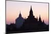 Sunrise over the Bagan Temples Dating from the 11th and 13th Centuries-Stuart Black-Mounted Photographic Print