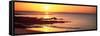 Sunrise over the Beach, Beg Meil, Finistere, Brittany, France-null-Framed Stretched Canvas