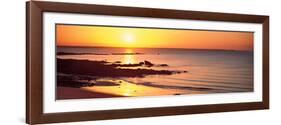 Sunrise over the Beach, Beg Meil, Finistere, Brittany, France-null-Framed Photographic Print