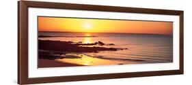 Sunrise over the Beach, Beg Meil, Finistere, Brittany, France-null-Framed Photographic Print