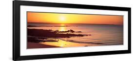 Sunrise over the Beach, Beg Meil, Finistere, Brittany, France-null-Framed Photographic Print