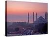 Sunrise Over the Blue Mosque, Istanbul, Turkey-Joe Restuccia III-Stretched Canvas