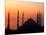 Sunrise Over the Blue Mosque, Istanbul, Turkey-Joe Restuccia III-Mounted Photographic Print