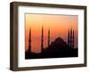 Sunrise Over the Blue Mosque, Istanbul, Turkey-Joe Restuccia III-Framed Photographic Print