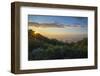 Sunrise over the Blue Ridge Mountains, North Carolina, United States of America, North America-Jon Reaves-Framed Photographic Print