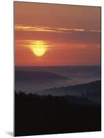 Sunrise over the Current River Valley, Ozark National Scenic Riverways, Missouri, USA-Charles Gurche-Mounted Photographic Print