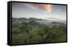 Sunrise over the Farmlands of Vinales Valley, Cuba-Alex Saberi-Framed Stretched Canvas