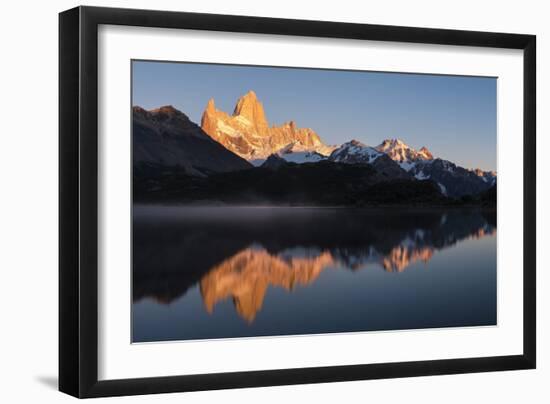 Sunrise over the Fitz Roy Mountain Range-Ben Pipe-Framed Photographic Print