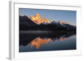 Sunrise over the Fitz Roy Mountain Range-Ben Pipe-Framed Photographic Print