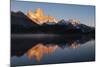 Sunrise over the Fitz Roy Mountain Range-Ben Pipe-Mounted Photographic Print