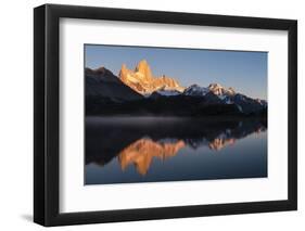 Sunrise over the Fitz Roy Mountain Range-Ben Pipe-Framed Photographic Print