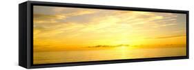 Sunrise over the Gulf of California, Cabo Pulmo, Baja California Sur, Mexico-Panoramic Images-Framed Stretched Canvas