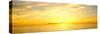 Sunrise over the Gulf of California, Cabo Pulmo, Baja California Sur, Mexico-Panoramic Images-Stretched Canvas
