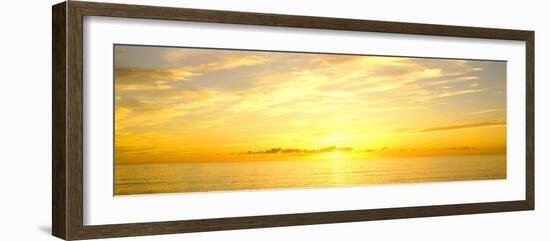 Sunrise over the Gulf of California, Cabo Pulmo, Baja California Sur, Mexico-Panoramic Images-Framed Photographic Print