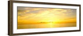 Sunrise over the Gulf of California, Cabo Pulmo, Baja California Sur, Mexico-Panoramic Images-Framed Photographic Print