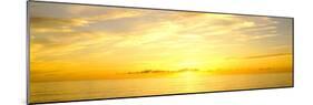 Sunrise over the Gulf of California, Cabo Pulmo, Baja California Sur, Mexico-Panoramic Images-Mounted Photographic Print
