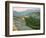 Sunrise over the Mutianyu Section of the Great Wall, Huairou County, China-Miva Stock-Framed Photographic Print