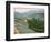 Sunrise over the Mutianyu Section of the Great Wall, Huairou County, China-Miva Stock-Framed Photographic Print