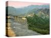 Sunrise over the Mutianyu Section of the Great Wall, Huairou County, China-Miva Stock-Stretched Canvas