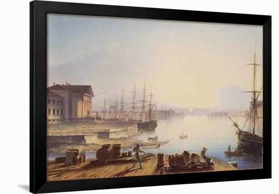 Sunrise over the Neva in St. Petersburg, 1830-Maxim Nikiphorovich Vorobyev-Framed Giclee Print