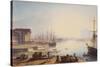 Sunrise over the Neva in St. Petersburg, 1830-Maxim Nikiphorovich Vorobyev-Stretched Canvas