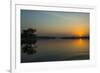 Sunrise over the Nile in the Murchison Falls National Park, Uganda, East Africa, Africa-Michael-Framed Photographic Print