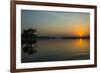 Sunrise over the Nile in the Murchison Falls National Park, Uganda, East Africa, Africa-Michael-Framed Photographic Print