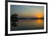 Sunrise over the Nile in the Murchison Falls National Park, Uganda, East Africa, Africa-Michael-Framed Photographic Print