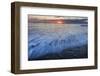 Sunrise over the North Atlantic Ocean at Jokulsarlon, Iceland-Chuck Haney-Framed Photographic Print