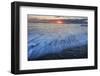 Sunrise over the North Atlantic Ocean at Jokulsarlon, Iceland-Chuck Haney-Framed Photographic Print