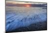 Sunrise over the North Atlantic Ocean at Jokulsarlon, Iceland-Chuck Haney-Mounted Photographic Print