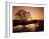 Sunrise Over the River Wey, Send, Surrey, England, United Kingdom-Roy Rainford-Framed Photographic Print