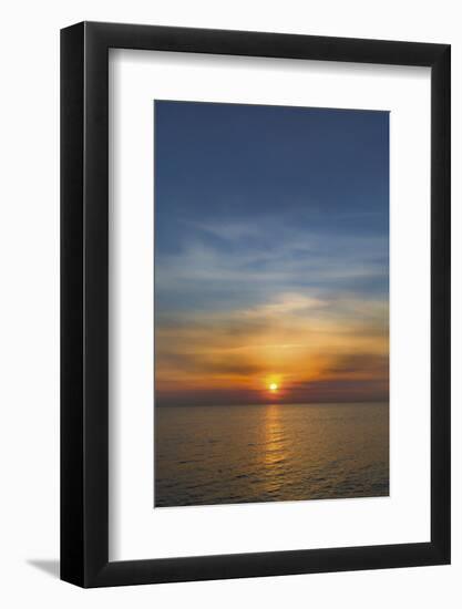 Sunrise over the sea, 2016 (photo)-European School-Framed Photographic Print