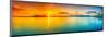 Sunrise Over The Sea Panorama-null-Mounted Art Print