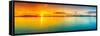 Sunrise Over The Sea. Panorama-GoodOlga-Framed Stretched Canvas