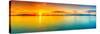 Sunrise Over The Sea. Panorama-GoodOlga-Stretched Canvas