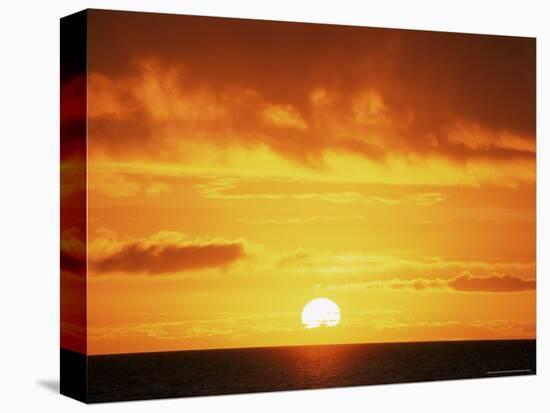 Sunrise Over the Sea, Western Australia, Australia, Pacific-Jochen Schlenker-Stretched Canvas