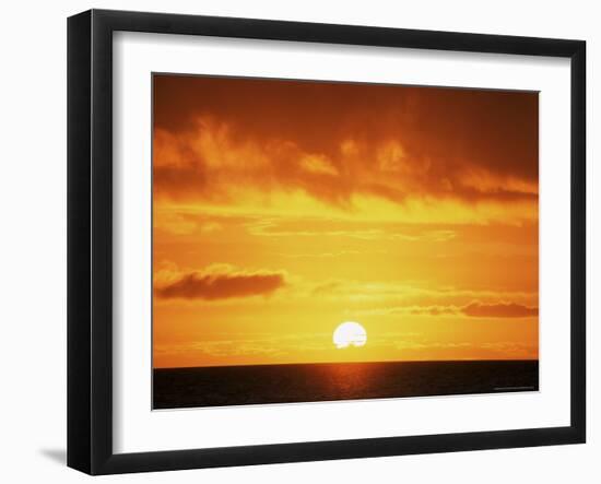 Sunrise Over the Sea, Western Australia, Australia, Pacific-Jochen Schlenker-Framed Photographic Print