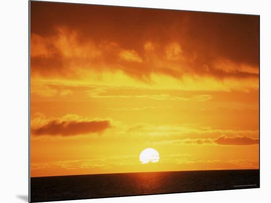 Sunrise Over the Sea, Western Australia, Australia, Pacific-Jochen Schlenker-Mounted Photographic Print