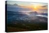 Sunrise over the Valley with Villages and Lake Situated in Caldera of Old Giant Volcano. Bali, Indo-Dudarev Mikhail-Stretched Canvas