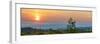 Sunrise over the vineyards of Tuscany. Tuscany, Italy.-Tom Norring-Framed Photographic Print