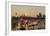 Sunrise over the West Entrance to Angkor Wat, Angkor, Siem Reap, Cambodia-Michael Nolan-Framed Photographic Print