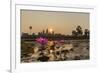 Sunrise over the West Entrance to Angkor Wat, Angkor, Siem Reap, Cambodia-Michael Nolan-Framed Photographic Print