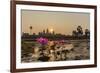 Sunrise over the West Entrance to Angkor Wat, Angkor, Siem Reap, Cambodia-Michael Nolan-Framed Photographic Print